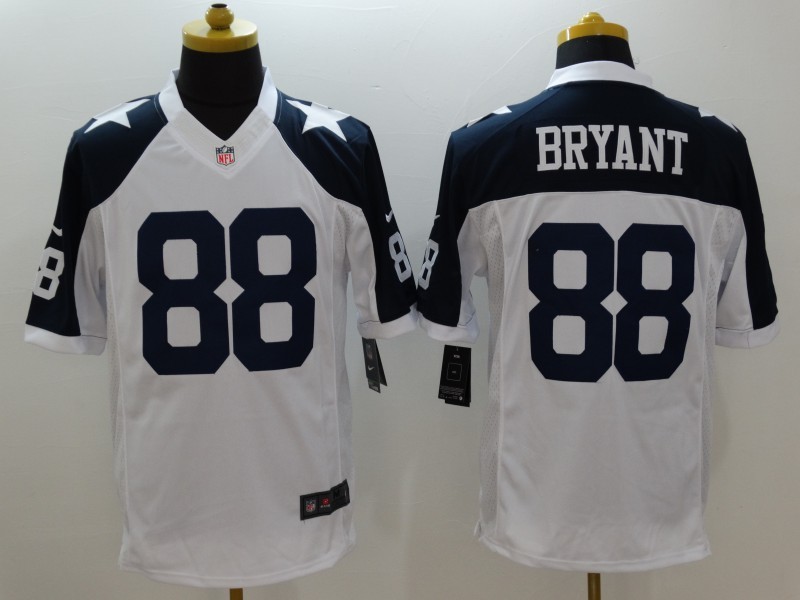 Dallas Cowboys 88 Bryant White Thanksgiving 2015 Nike Limited Jersey